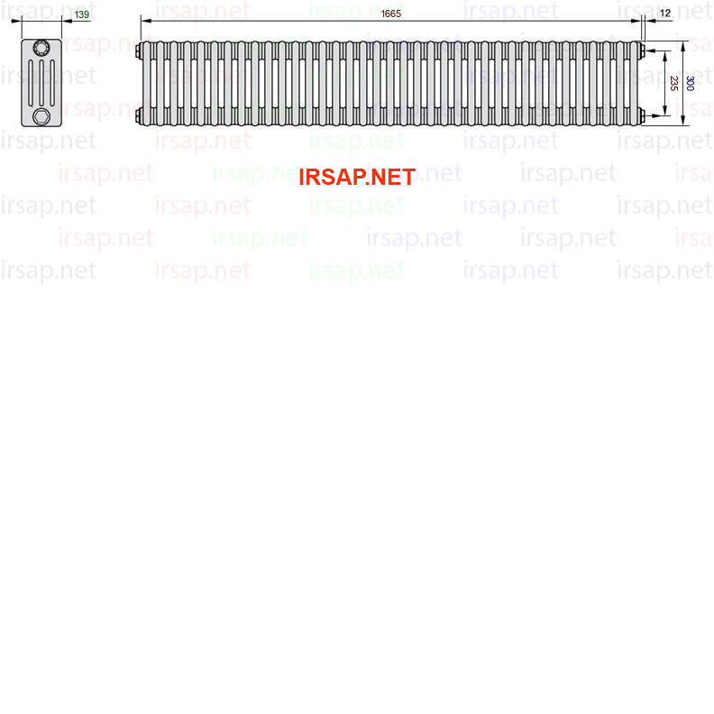 Радиатор IRSAP Tesi 40300/37 T02 CL 01